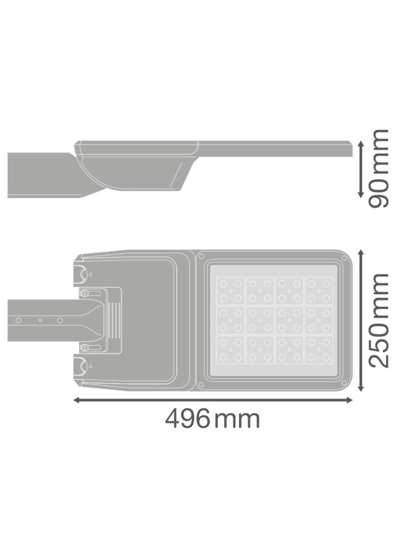 Oprawa uliczna STREETLIGHT FLEX MEDIUM 80W 740 RW35ST ALW