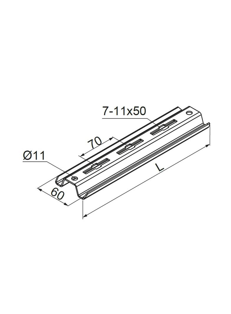 PM500; Profil montażowy