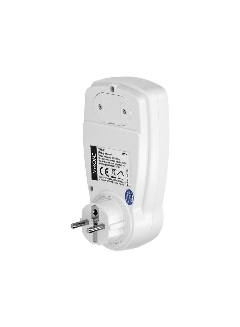 Elektroniczny programator czasowy z wyświetlaczem LCD DT-1 ORNO