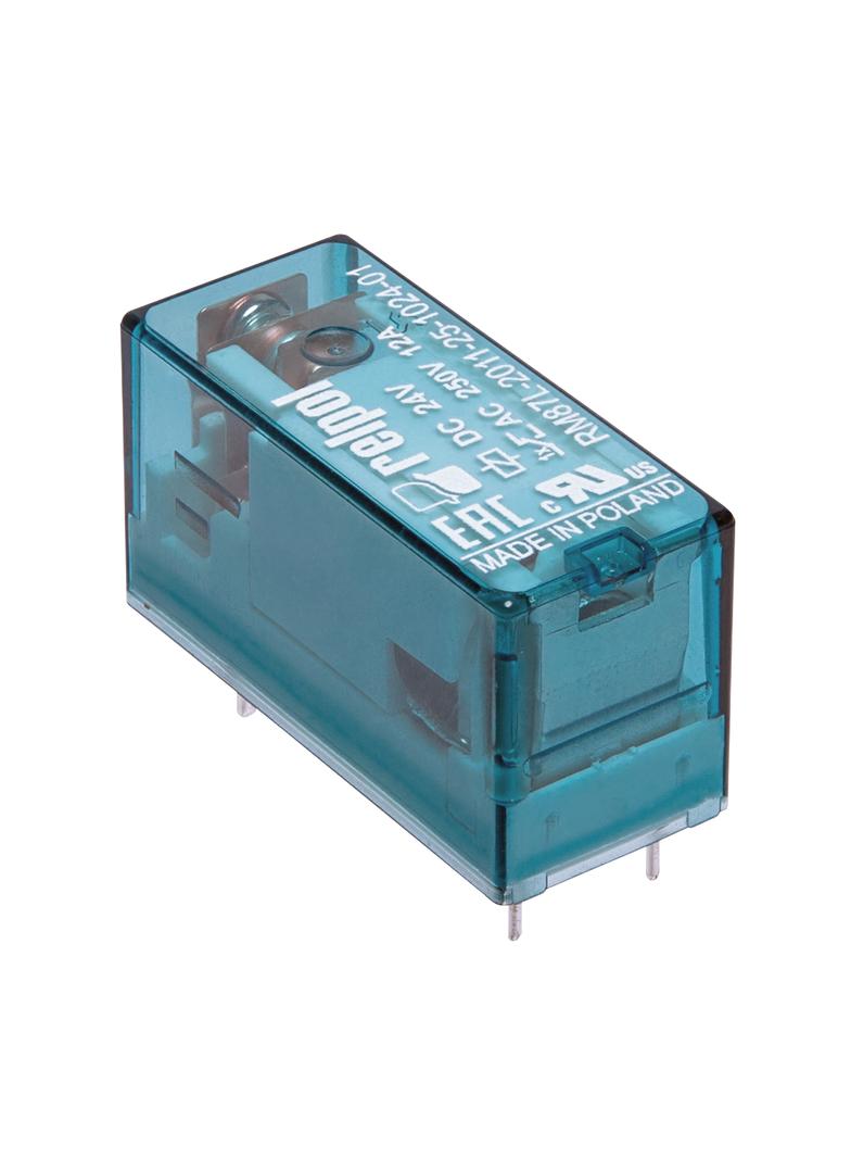 Przekaźnik miniaturowy 1P 16A 24VDC IP40 RM85‑2011‑25‑1024‑01 / 859720 /20szt./ RELPOL