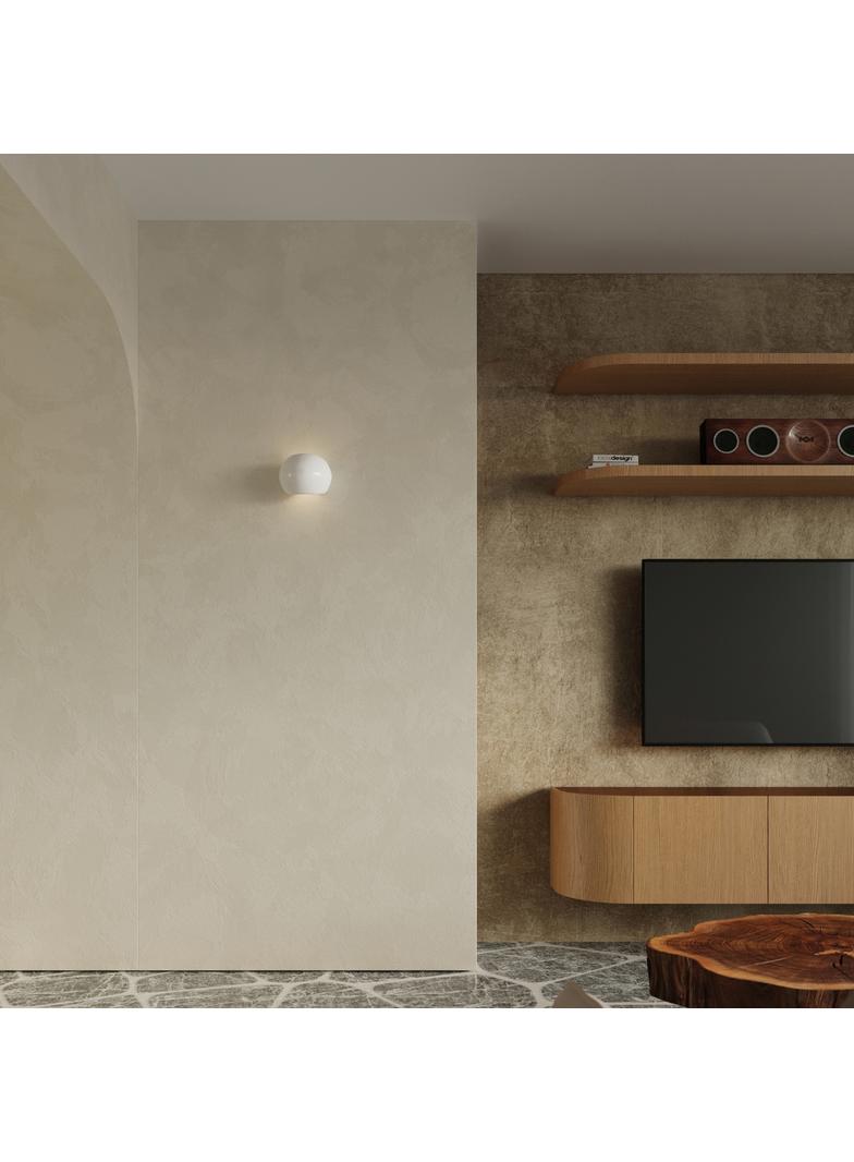 Sollux Kinkiet lakierowany GLOBE biały połysk SL.1026