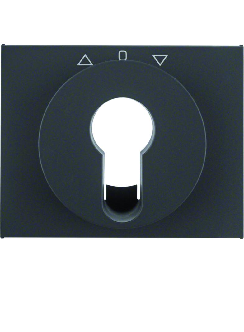 BERKER K.1 Płytka czołowa do łącznika żaluzjowego obrot. na klucz antracyt mat lakierowana 15047106