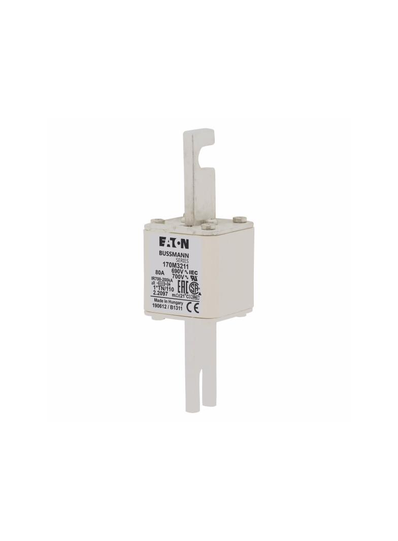 80A 690V 1*TN/110 aR INDICATOR FUSE Wkładka szybka 80A AC 690V compact DIN 1 45x58x134 mm, 170M3211