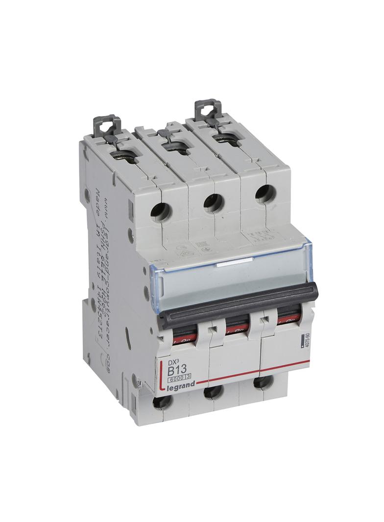 WYŁĄCZNIK NADPRĄDOWY S 303 3P B 13A 6000A SERII DX3, Legrand