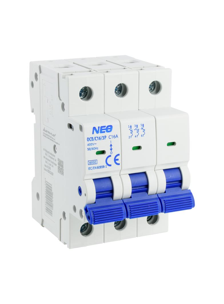 Wyłącznik nadprądowy 6kA 3P C16A OCB/C16/3P  87.670 OPATÓWEK