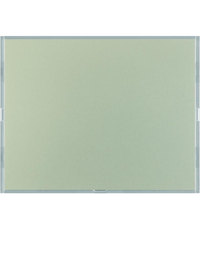 BERKER KNX e/s K.x Przycisk pojedynczy z polem opisowym z diodami LED RGB i czujnikiem temperatury stal szl. 80161773 HAGER