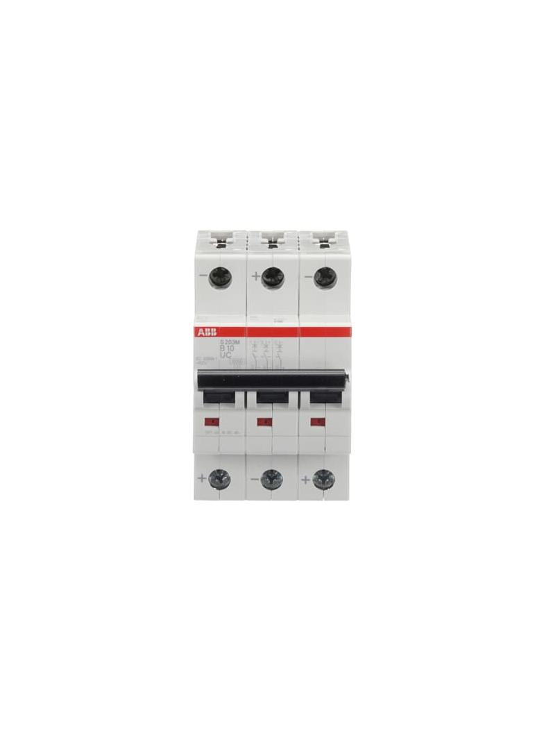 S203M-B10UC Wyłącznik nadprądowy 10kA AC/DC 3P B10A 2CDS273061R0105 ABB