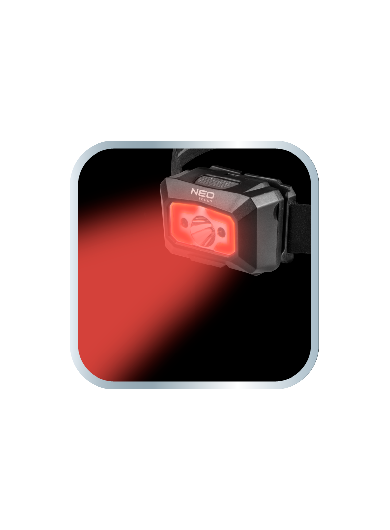 Latarka czołowa akumulatorowa USB 250 lm COB LED + czujnik ruchu