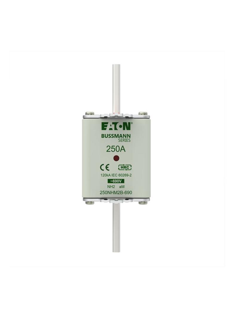 H FUSE 250A 690V aM SIZE 2 Wkładka NH2 250A 690V AM podwójny wskaźnik 250NHM2B-690 EATON