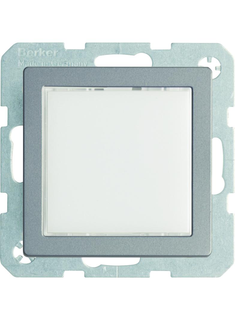 Q.x Sygnalizator świetlny LED podświetlenie białe, alu aksamit lakierowany