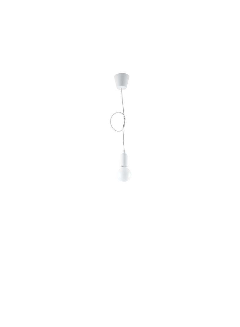 Sollux Lampa wisząca DIEGO 1 biała SL.0569