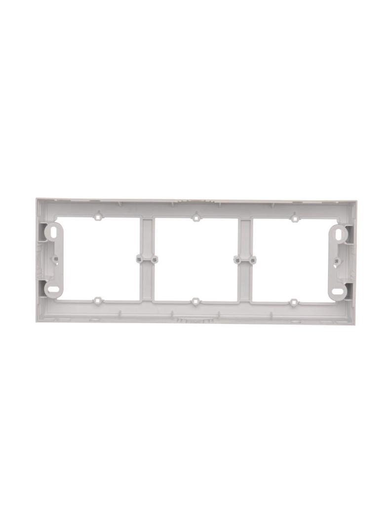 Simon 54 Premium Puszka natynkowa 3-krotna do ramek PREMIUM. Głębokość 35mm biały