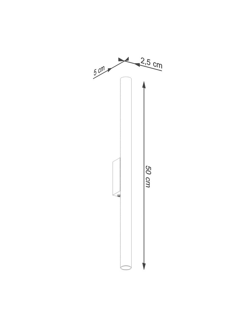 Sollux Kinkiet PASTELO 2 czarny SL.1178
