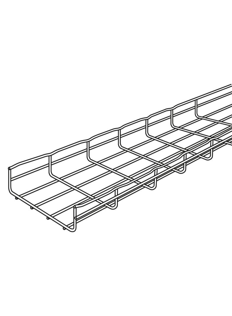 KORYTKO KABL CF 54/300 EZ+ CZARNE, Cablofil