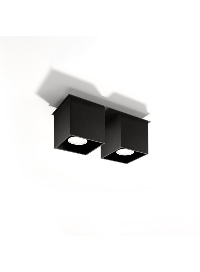 Sollux Plafon QUAD 2 czarny SL.0063