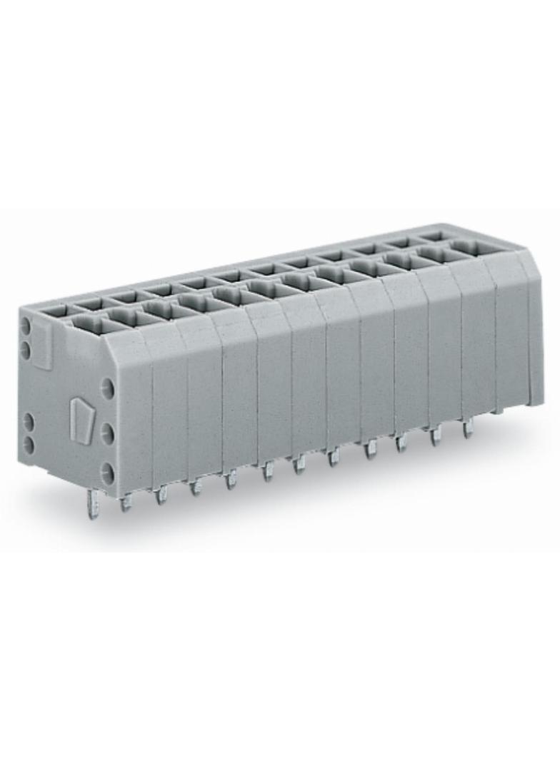 listwa zaciskowa do pł. drukowanych 10-bieg. szara raster 3,5 mm