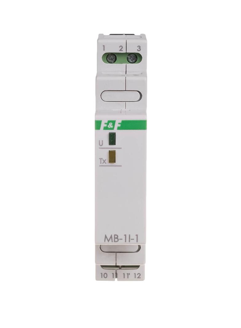 Przetwornik pomiaru natężenia prądu jednofazowy z wyjściem MODBUS RTU MAX-MB-1I-1-5A F&F