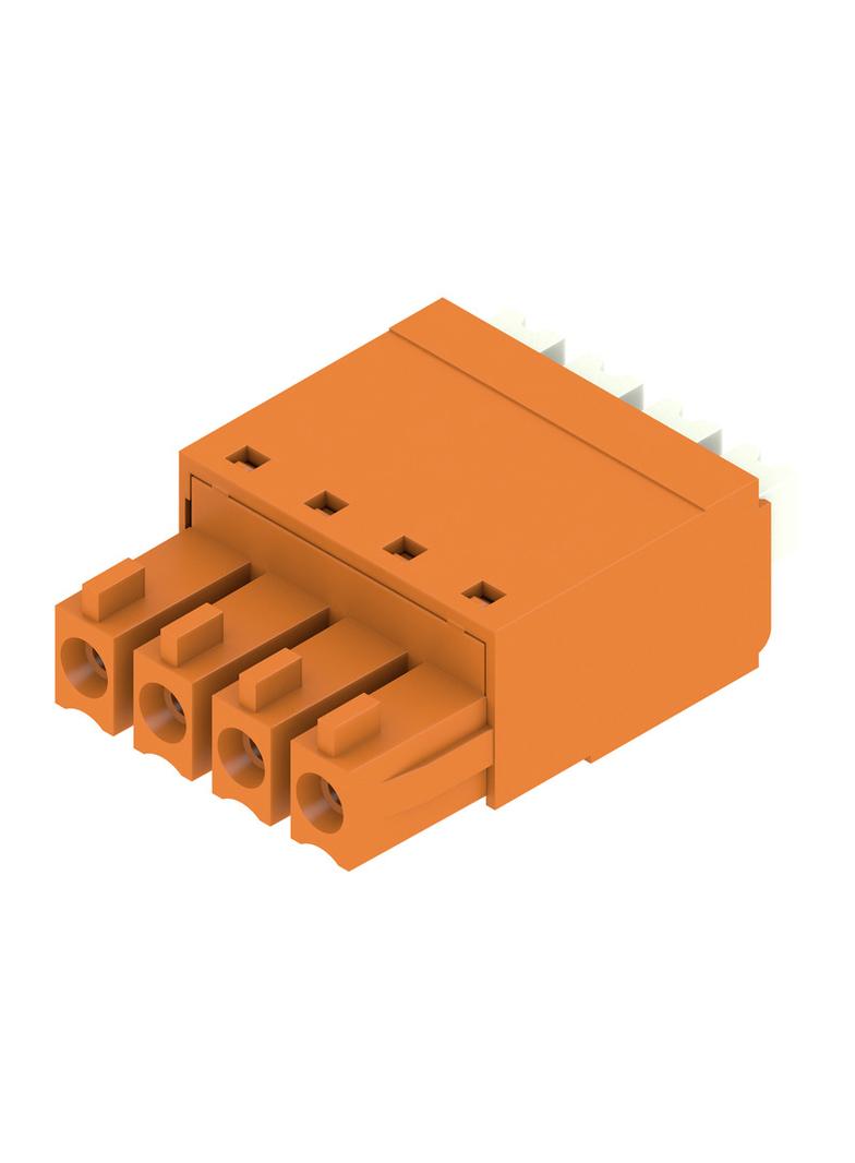 BCF 3.81/04/180 SN OR BX Wtyk PCB (złącze wiązki), listwa z gniazdami, 3.81 mm, Liczba biegunów: 4, PUSH IN, złącze sprężynowe /50szt./ 1969110000 WEIDMÜLLER
