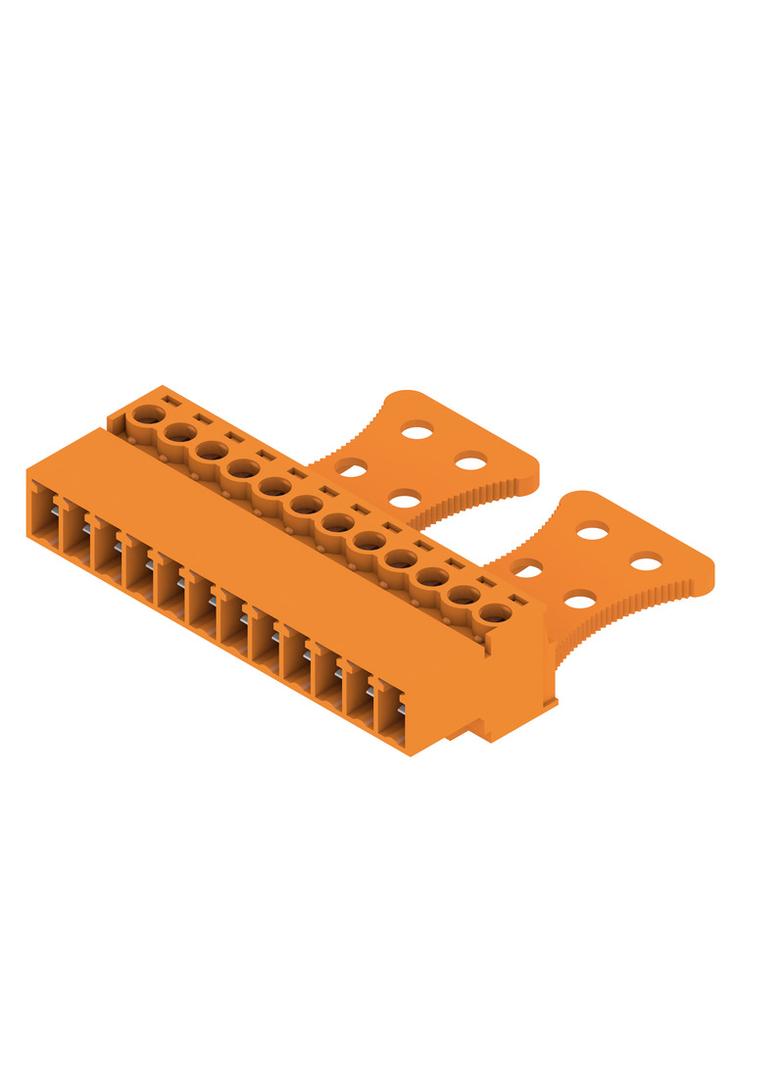 SCZ 3.81/12/180GZE SN OR BX Wtyk PCB (złącze wiązki), 3.81 mm, Liczba biegunów: 12, Przyłącze z jarzmem /50szt./ 1237100000 WEIDMÜLLER