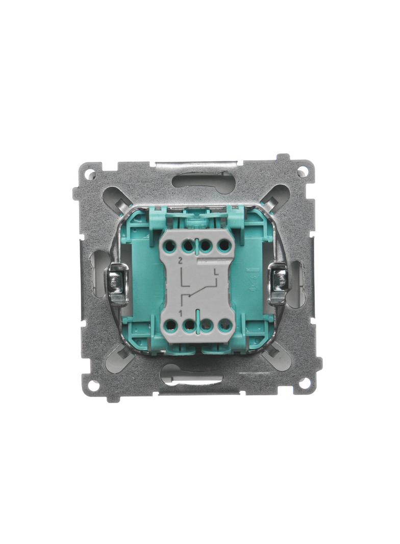 Simon Basic Łącznik schodowy 10A 250V szybkozłączka satynowy BMW6.01/29 KONTAKT