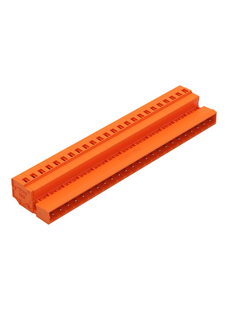 MCS-MIDI Classic wtyk 24-bieg. pomarańczowy raster 5,08 mm /10szt./ WAGO