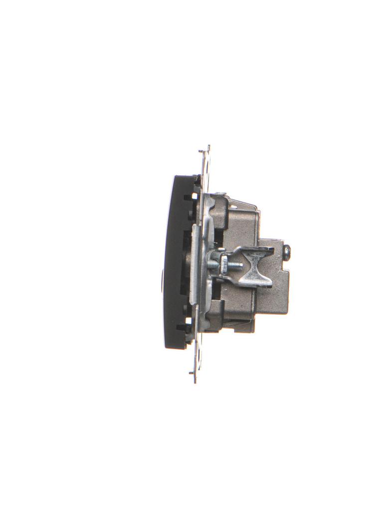 Simon 54 Gniazdo antenowe satelitarne podwójne SAT-SAT-RTV czarny