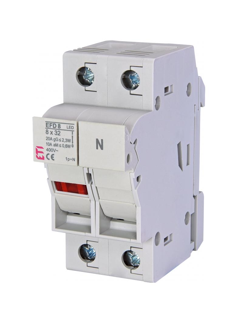 Rozłącznik bezpiecznikowy z adapterem EFD 8 1P+N LED AD 002520312 ETI