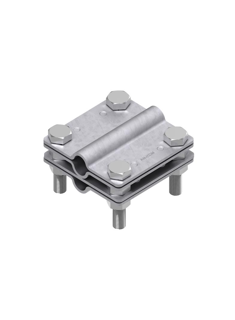 Złącze uziomowe 4xM8, B=30mm /OG/