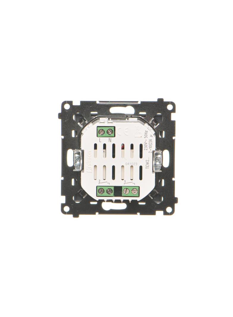 Simon 55 WMDL-TEW2-116 Łącznik elektroniczny podwójny z funcją przycisku lub łącznika czasowego, 2x1 TEW2.01/116 KONTAKT