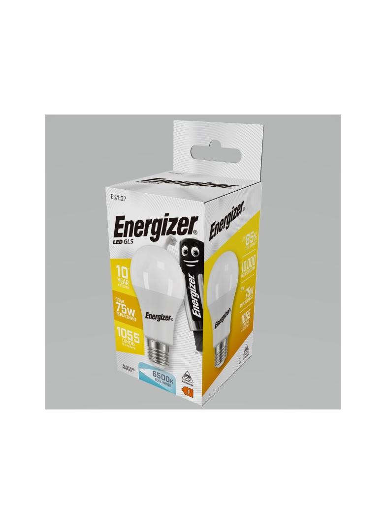 ENERGIZER ŻARÓWKA LED BULB 1055LM 75W E27 zimna barwa 6500K 220° 220-240V