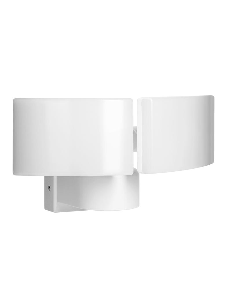 TOS DUO LED 2x20W podwójny naświetlacz ogrodowy, 2x1600lm, IP65, 4000K, PC, biały