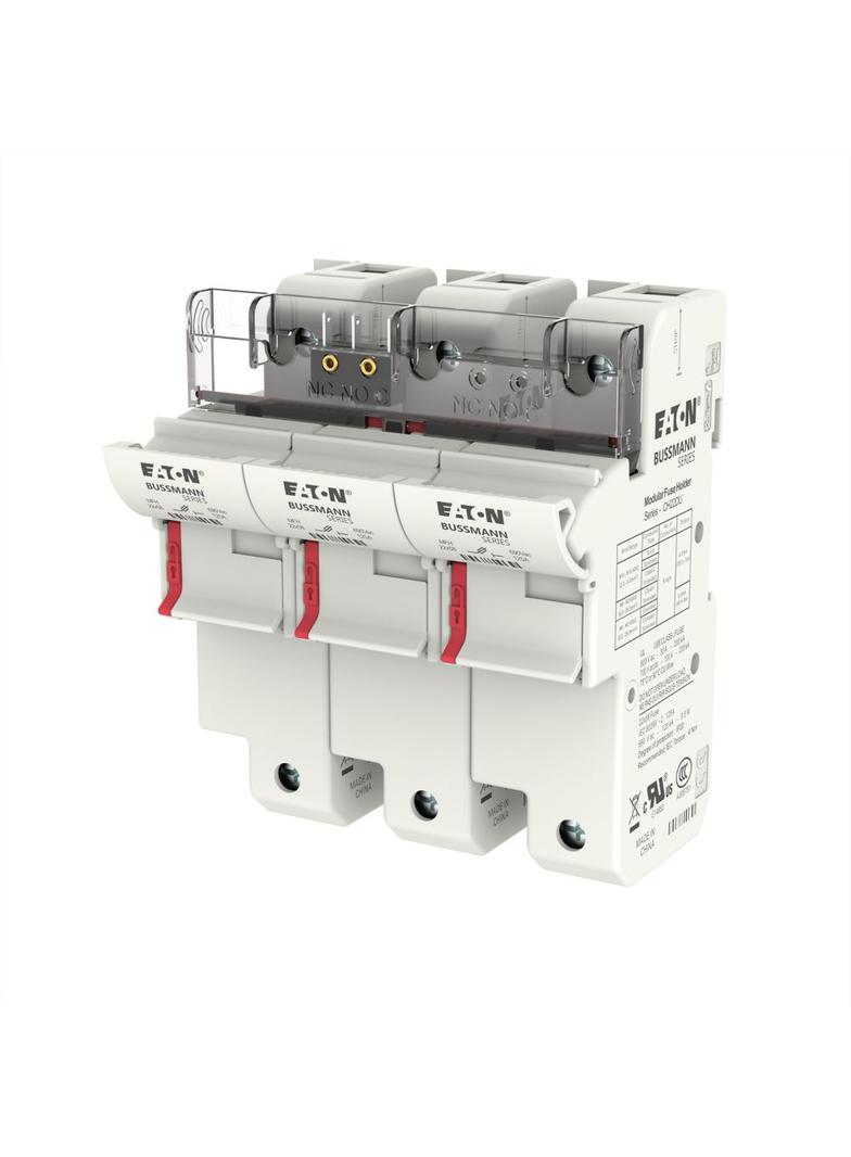 Podstawa bezpiecznikowa 22x58 3P 125A 690V AC mikroprzekaźnik CH223DMSU-F EATON