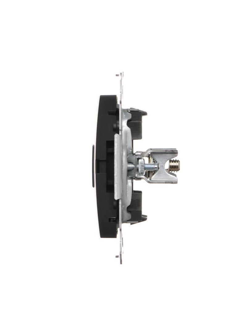 Simon 54 Gniazdo ekwipotencjalne pojedyncze czarny