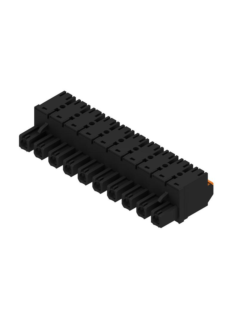 BLF 7.62HP/10/180 SN BK BX Wtyk PCB (złącze wiązki), 7.62 mm, Liczba biegunów: 10, PUSH IN /24szt./ 1227380000 WEIDMÜLLER