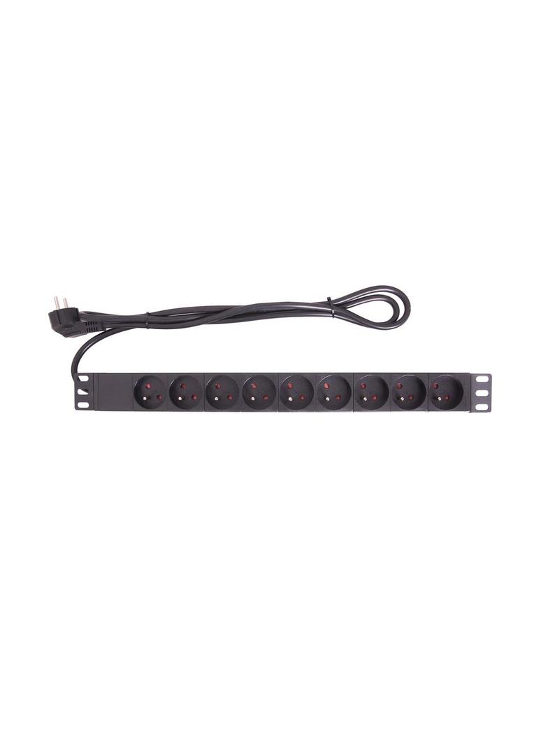 Listwa zasilająca 19 cali 9x230V Partners LZ1U9GBW C&C