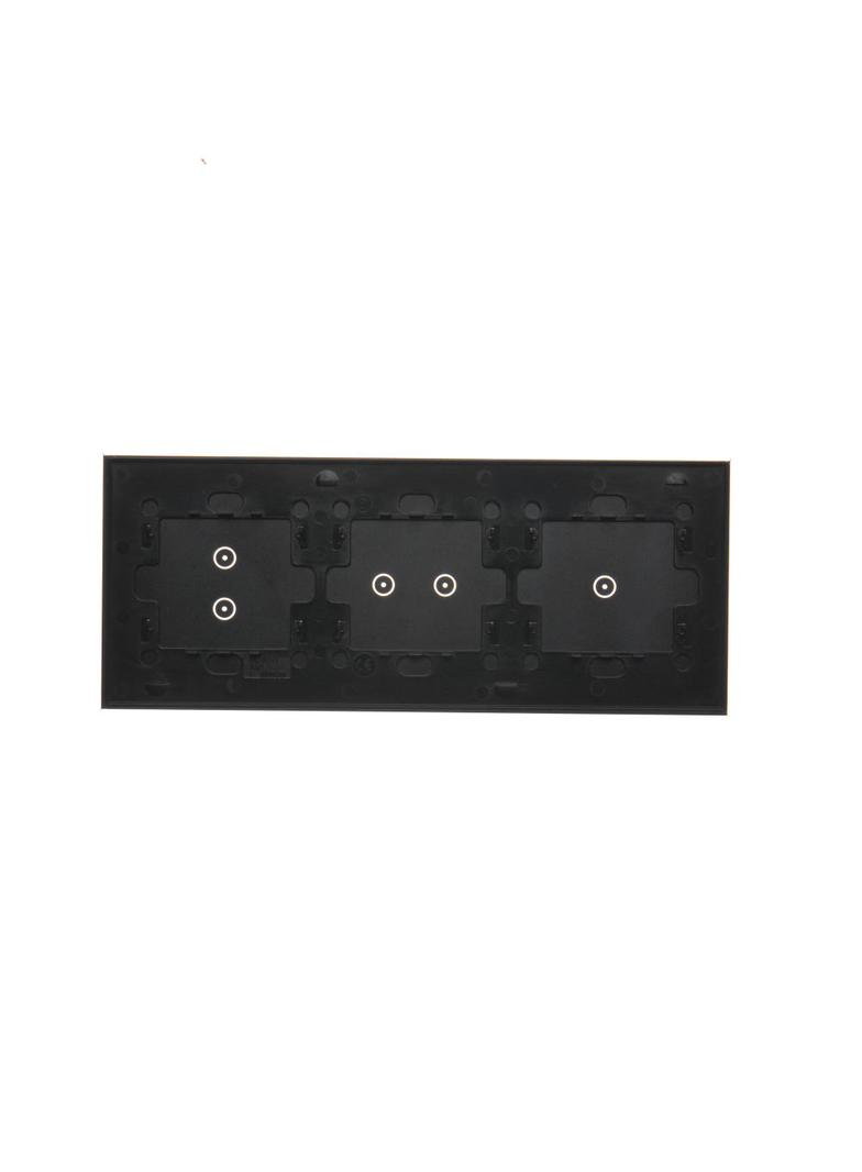 Simon 54 Touch Panel dotykowy S54 Touch 3 moduły 1 pole dotykowe + 2 pola dotykowe poziome + 2 pola dotykowe pionowe zastygła lawa DSTR3123/73 KONTAKT