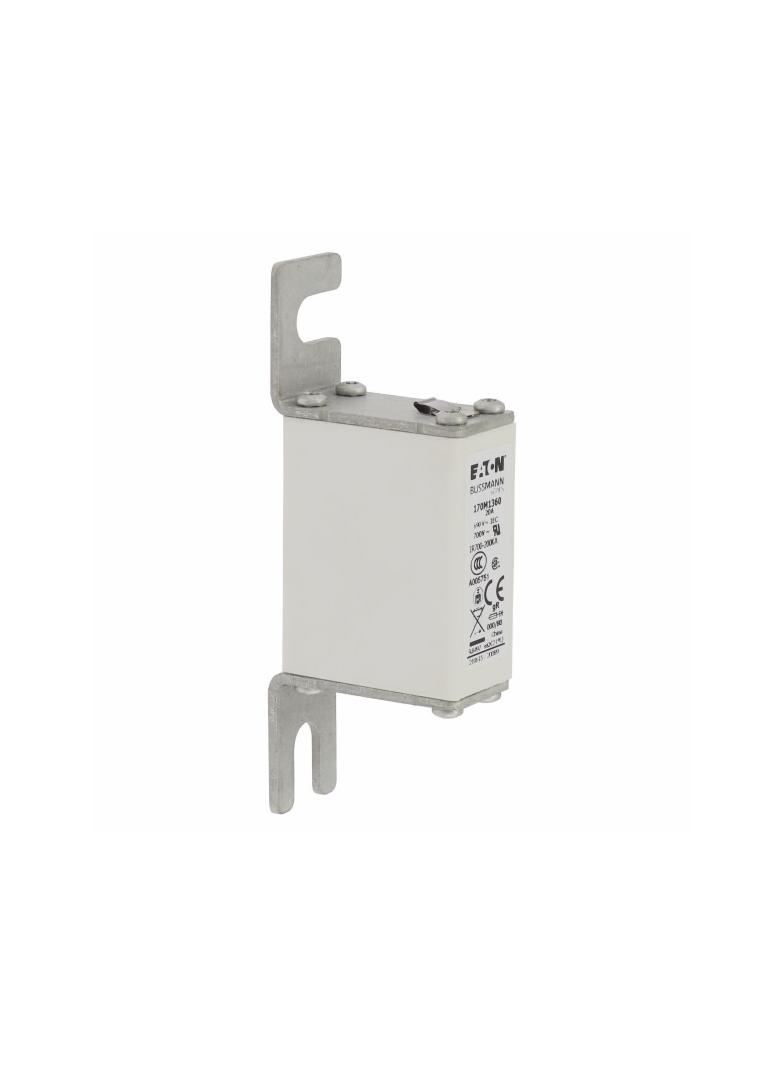 20A 690V IEC gR 000/80 SQ.BODY IND. FUSE Wkładka szybka 20A AC 690V DIN 000 21x40x100 mm, 170M1360 E