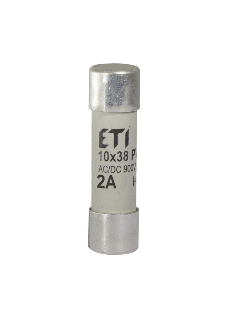 Wkładka topikowa cylindryczna PV gR 900V CH10x38 gR 2A 900V AC DC 002625027 ETI