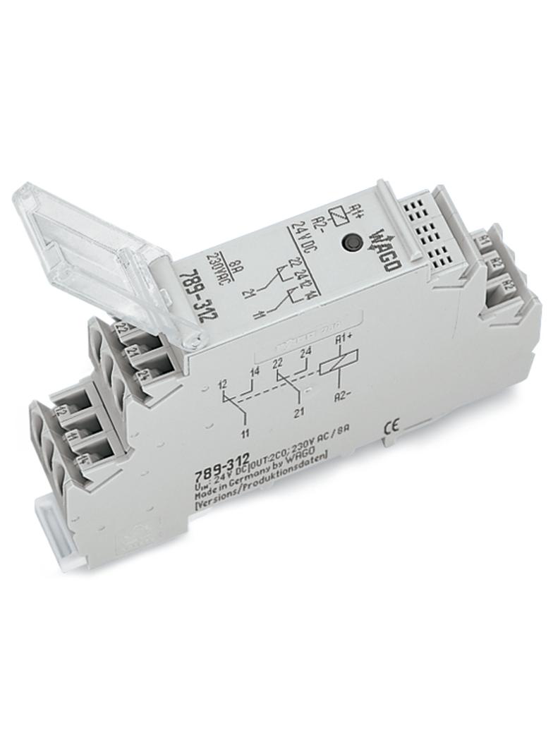 Moduł przekaźnikowy 24V DC szary 789-312 WAGO