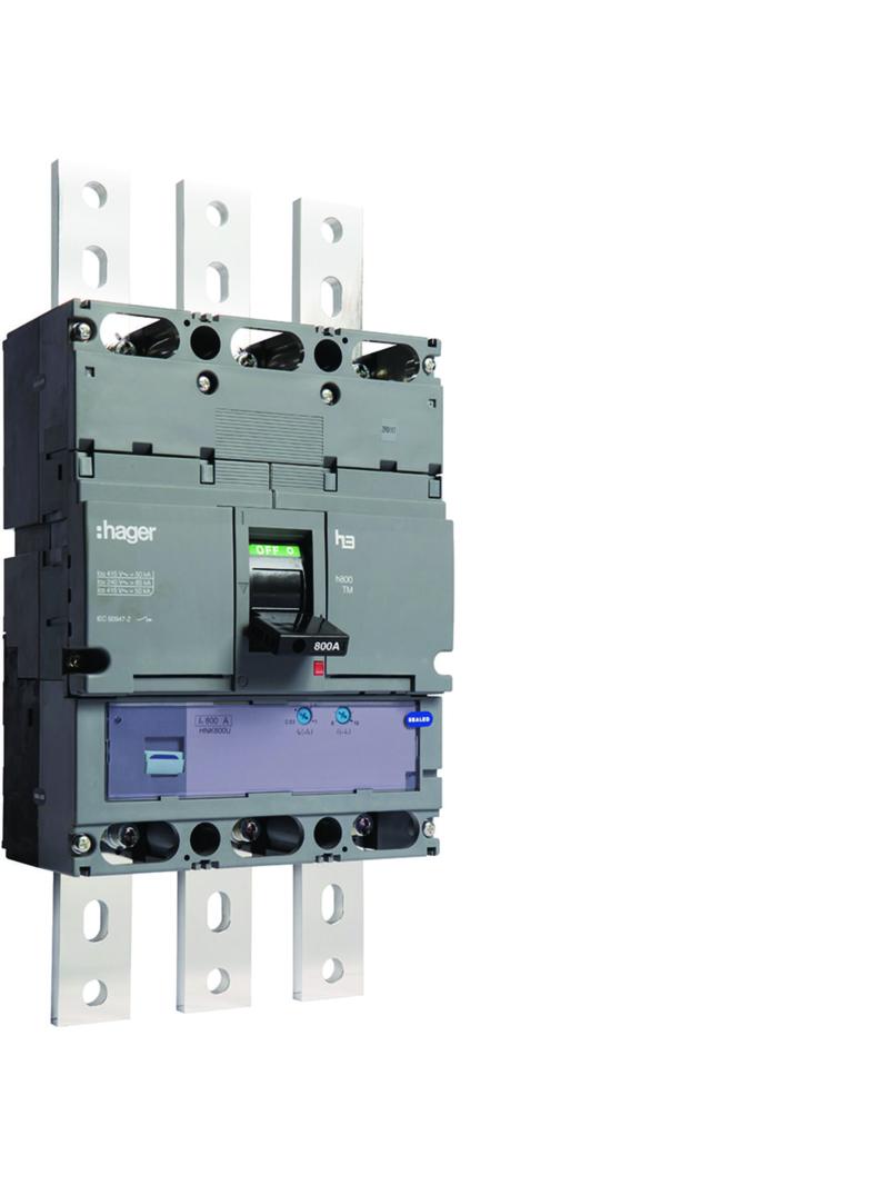 Wyłącznik mocy h800 3P 50kA 800A TM HNK800U HAGER