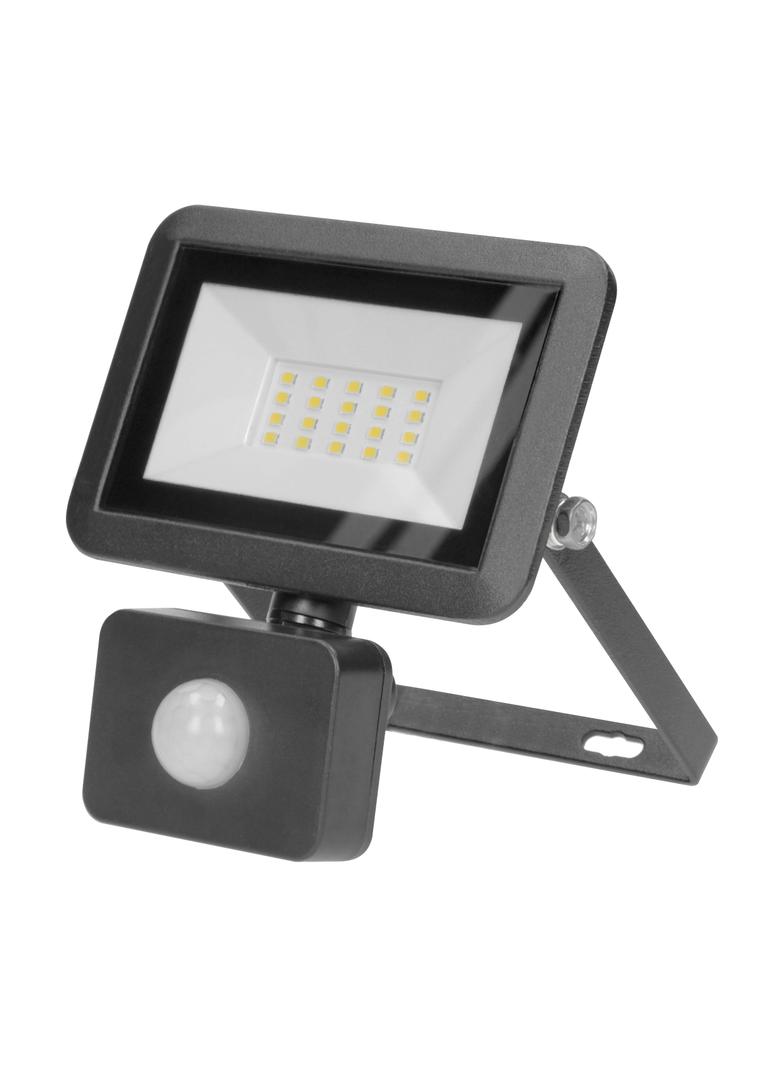 FARO S LED 20W naświetlacz z PIR 1600lm IP44 4000K aluminium + szkło AD-NL-6253BLR4 ORNO