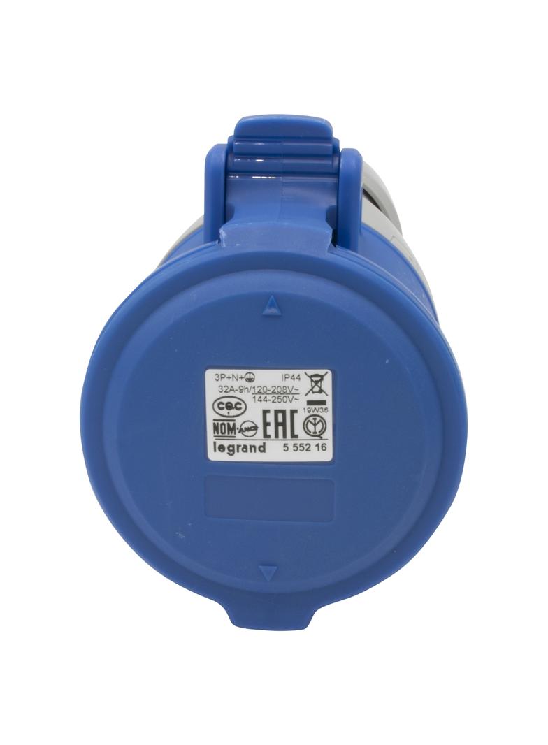 P17 Tempra Pro Gniazdo Przenośne 32A 3P+N+Z 230V IP44 555216 LEGRAND