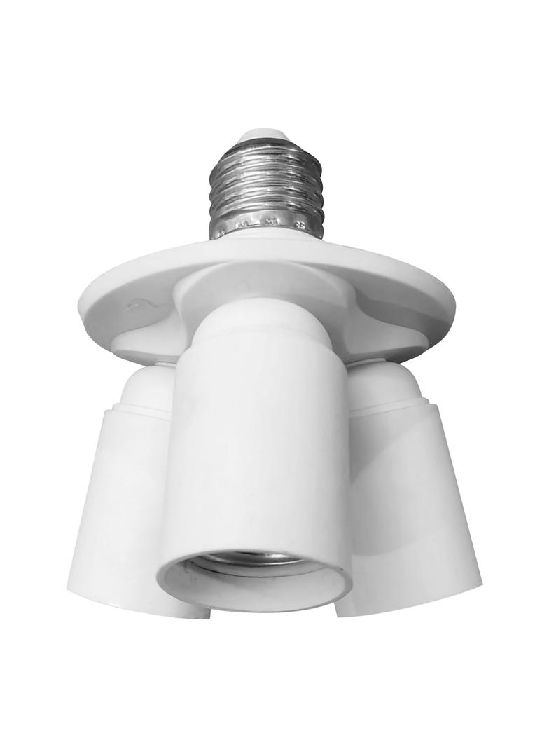 Przejściówka do źródła światła E27/3xE27, wąska