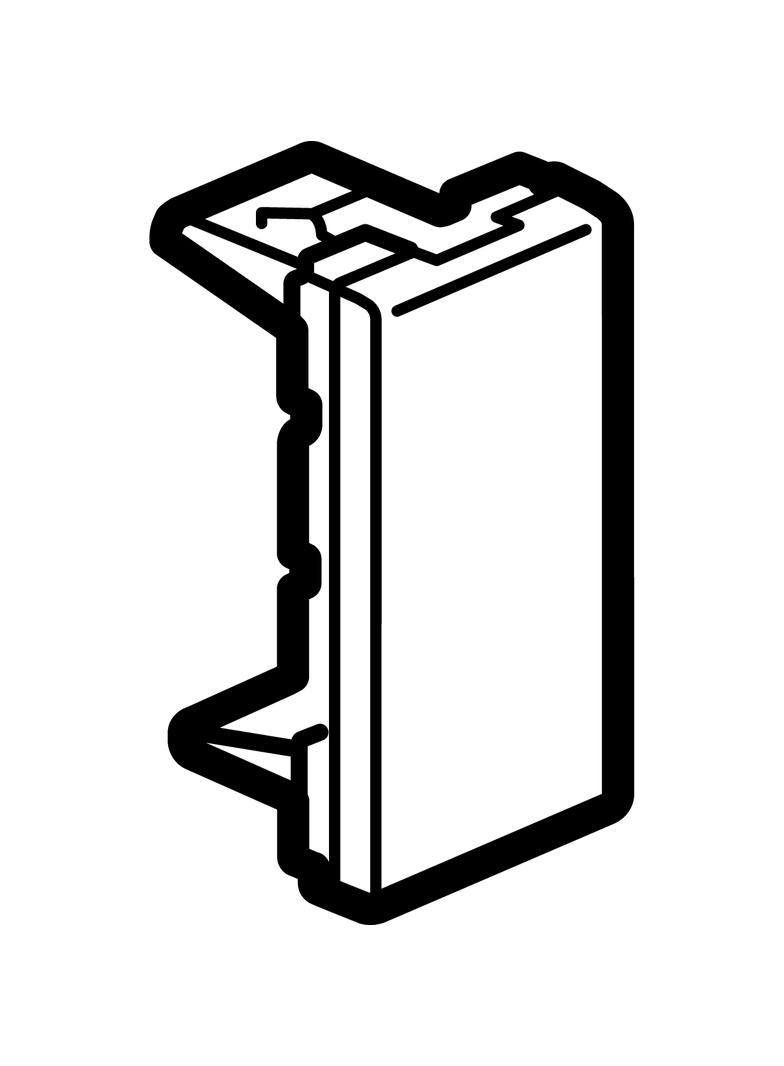 MOSAIC ZAŚLEPKA - 1 MODUŁ BIAŁA, Legrand