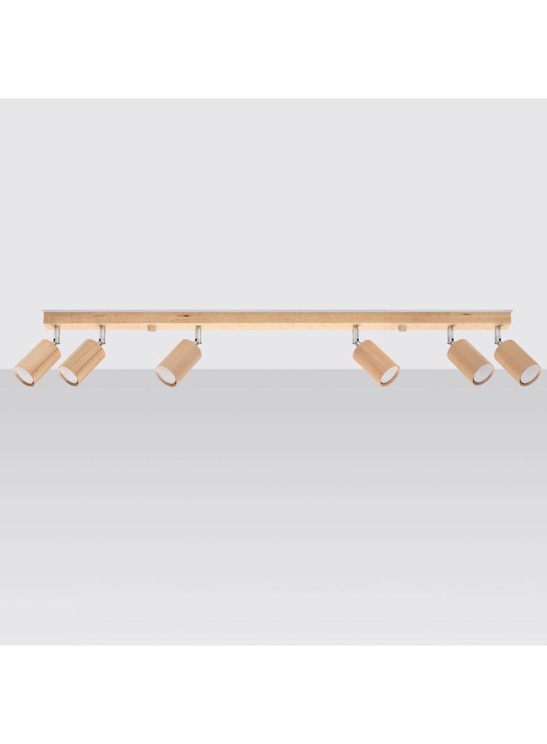 Sollux Plafon BERG 6 naturalne drewno SL.1043