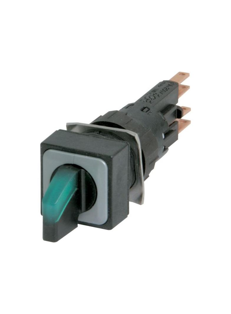 Q18LWK3R1-GN/WB PRZEŁĄCZNIK PODŚWIETLANY 3 POŁOŻENIA,ZIELONY