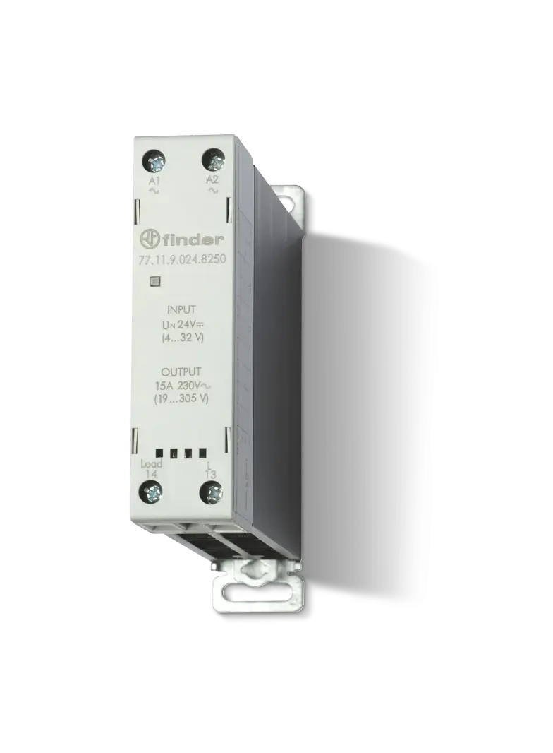 Przekaźnik modułowy półprzewodnikowy 1 Z; 15A; sterowanie 24V DC; wyjście 230V AC załączanie natychm