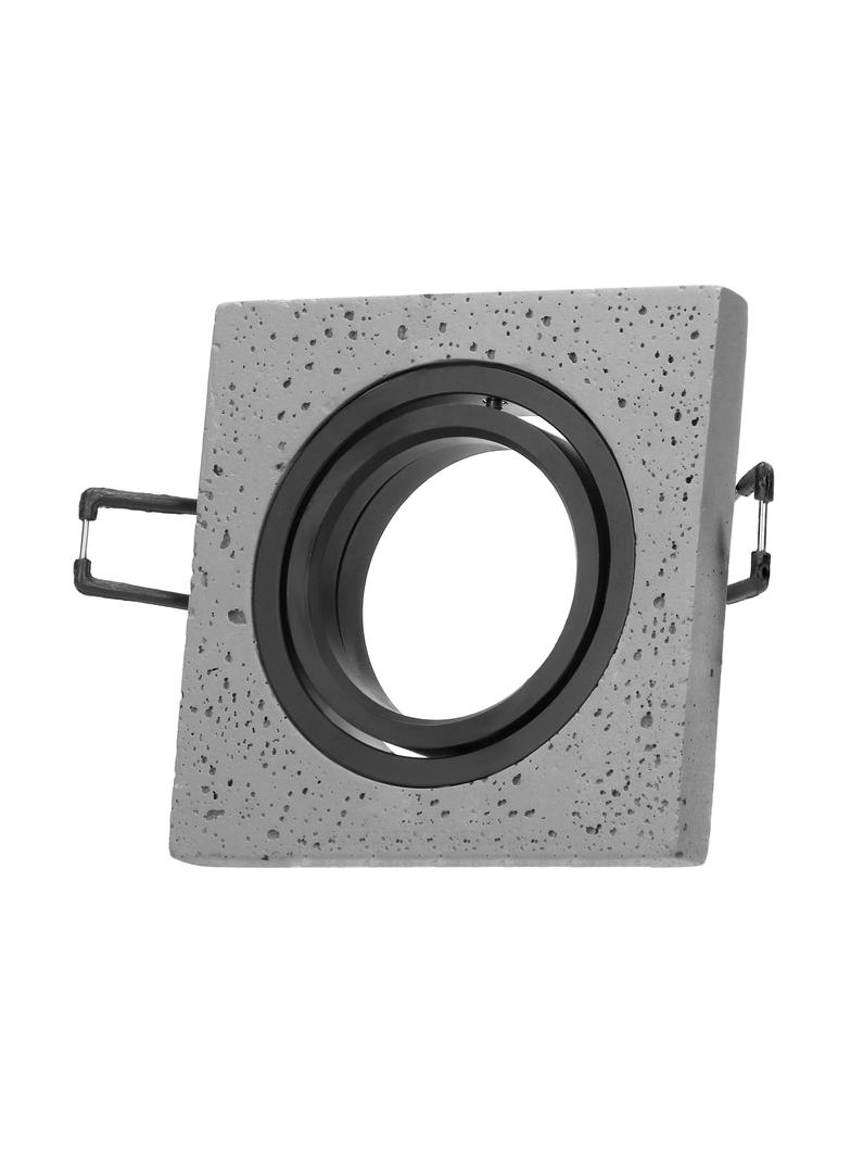 HALISI SM ramka dekoracyjna oprawy punktowej, MR16/GU10 max 50W, kwadrat, ruchoma, czarna AD-OD-6183 ORNO
