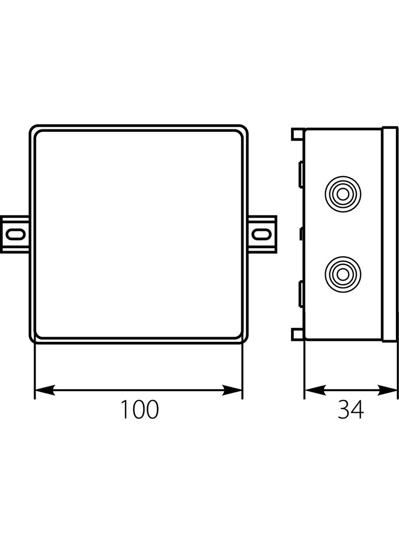 PIN 100/B puszka instalacyjna natynkowa 31.100 OPATÓWEK
