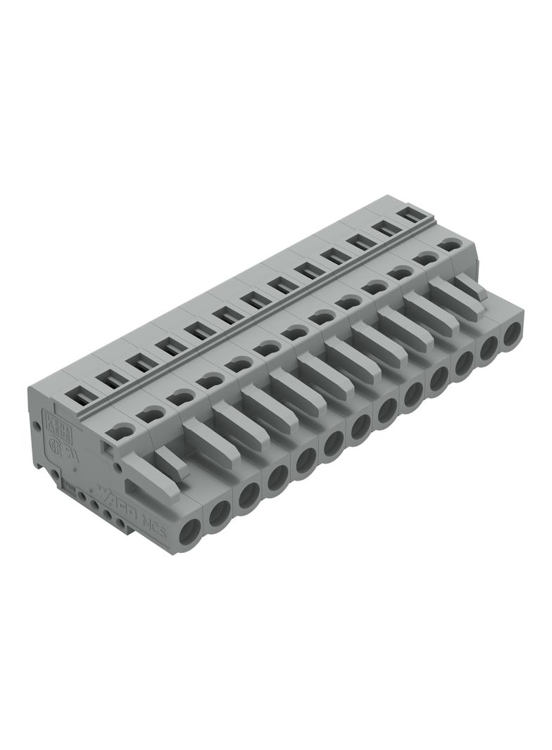 Gniazdo MCS-MIDI Classic 13-biegunowe szare raster 5mm /25szt./ 231-113/102-000 WAGO